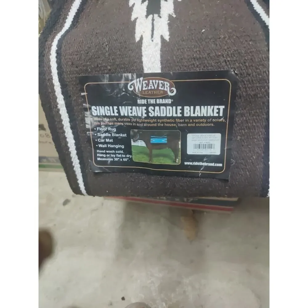 Weaver single weave saddle blanket 30